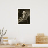 Porträt von Benjamin Franklin, graviert von Thomas Poster (Küche)