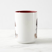 Porträt von Bernhardiner de Clairvaux Tasse (Zentrum)