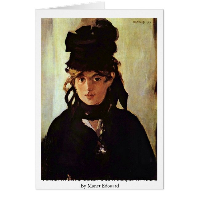 Porträt von Berthe Morisot (Vorne)