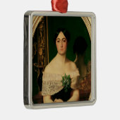Porträt von Birke Marianne Elisa Silbernes Ornament (Rechts)