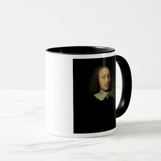 Porträt von Blaise Pascal Tasse (VorderseiteRechts)