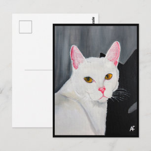 Porträt von Blanca Gemälde von Alfred Fox Postkarte