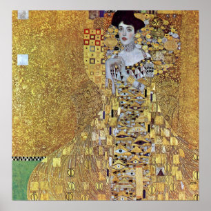 Porträt von Block-Bauer 2 durch Gustav Klimt Poster