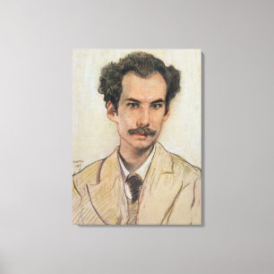 Porträt von Boris Nikolayevich Bugaev (1880-1934) Leinwanddruck