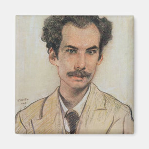 Porträt von Boris Nikolayevich Bugaev (1880-1934) Magnet