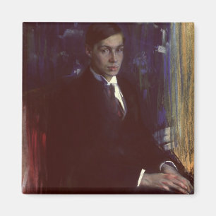 Porträt von Boris Pasternak Magnet