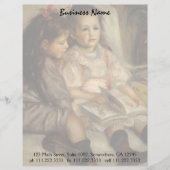 Porträt von Caillebotte Kindern durch Pierre Briefbogen (Vorderseite)