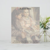 Porträt von Caillebotte Kindern durch Pierre Briefbogen (Stehend Vorderseite)