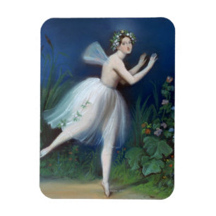 "Porträt von Carlotta Grisi in Giselle" vorbei Magnet