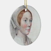Porträt von Catherine Howard (1520-42) vorbei Keramikornament (Rechts)