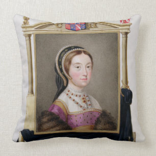 Porträt von Catherine Howard (c.1520-d.1542) 5. Q Kissen