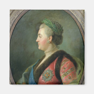 Porträt von Catherine II von Russland Magnet