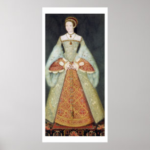 Porträt von Catherine Parr (1512-48), 1545 (Farbe Poster