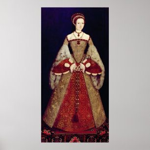 Porträt von Catherine Parr, 1545 Poster