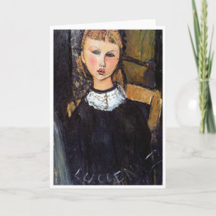 Porträt von Ceroni, Modigliani Karte