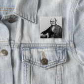 Porträt von Charles Darwin, 1854 Button (Beispiel)