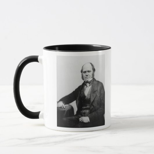 Porträt von Charles Darwin, 1854 Tasse (Links)