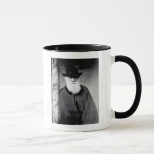 Porträt von Charles Darwin 1881 Tasse