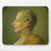 Porträt von Charles de Montesquieu Mousepad (Vorne)