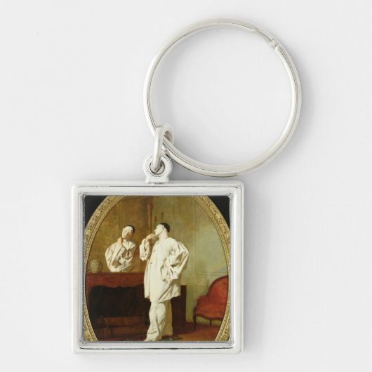 Porträt von Charles Deburau Schlüsselanhänger (Vorne)