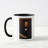 Porträt von Charles Dickens 1855 Tasse (Links)