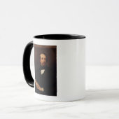 Porträt von Charles Dickens 1855 Tasse (Vorderseite Links)