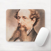 Porträt von Charles Dickens, 1869 Mousepad (Mit Mouse)