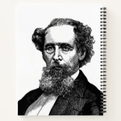 Porträt von Charles Dickens Notizblock (Rückseite)