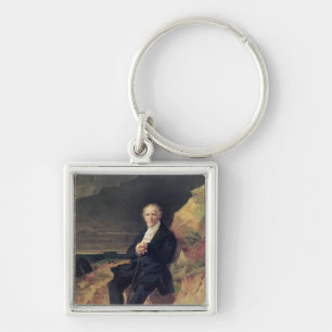 Porträt von Charles Fourier Schlüsselanhänger