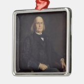 Porträt von Charles Leconte de Lisle 1885 Silbernes Ornament (Links)