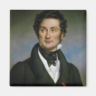 Porträt von Charles Nodier 1824 Magnet