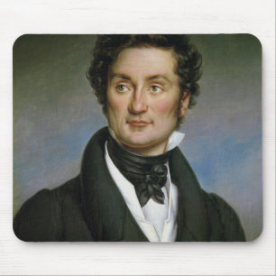 Porträt von Charles Nodier 1824 Mousepad