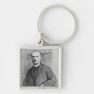 Porträt von Charles Peguy Schlüsselanhänger