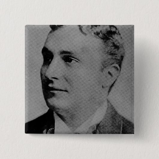Porträt von Charles Spencer Chaplin, Sr Button (Vorderseite)