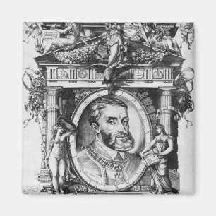 Porträt von Charles V, heiliger römischer Kaiser Magnet