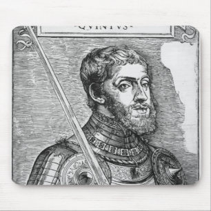 Porträt von Charles V, heiliger römischer Kaiser Mousepad