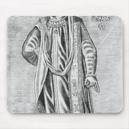 Porträt von Charles V, heiliger römischer Kaiser Mousepad (Vorne)