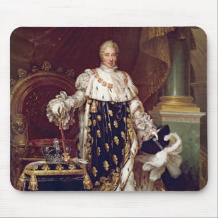 Porträt von Charles X in den Krönungs-Roben, 182 Mousepad
