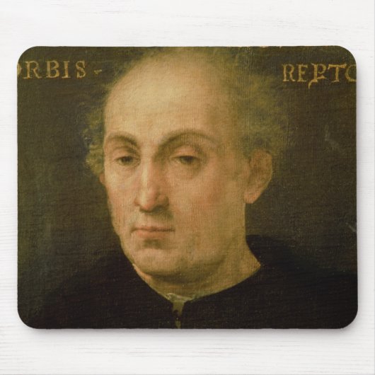 Porträt von Christoph Kolumbus Mousepad (Vorne)