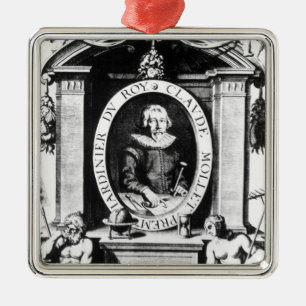Porträt von Claude Mollet, Frontispiz zu 'Theatr Ornament Aus Metall