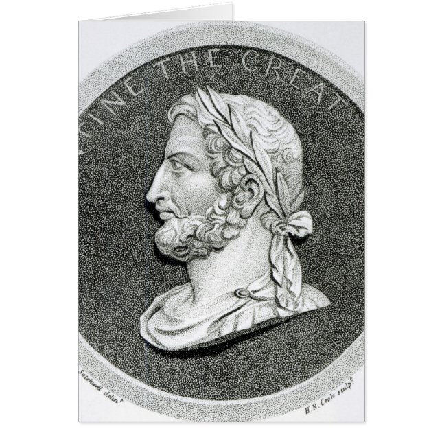 Porträt von Constantine das große (Vorne)