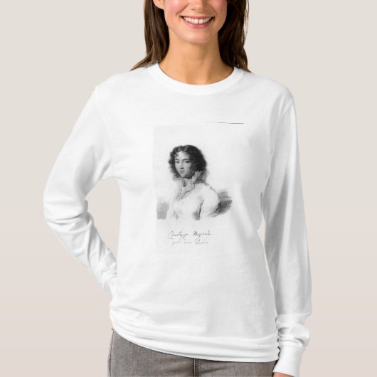 Porträt von Constanze Mozart 1828 T-Shirt (Vorderseite)