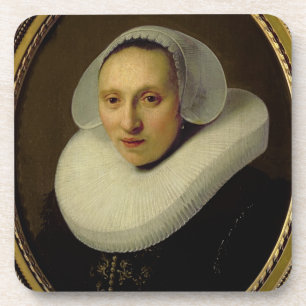 Porträt von Cornelia Pronck, Ehefrau von Albert Getränkeuntersetzer