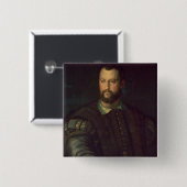 Porträt von Cosimo I de Medici 1559 Button (Vorne & Hinten)