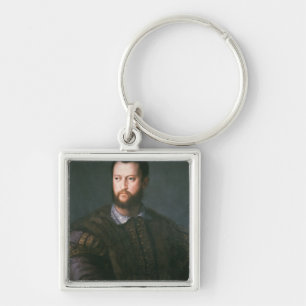 Porträt von Cosimo I de'Medici, 16. Jahrhundert Schlüsselanhänger