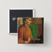 Porträt von Dante Alighieri, c.1475 Button (Vorne & Hinten)