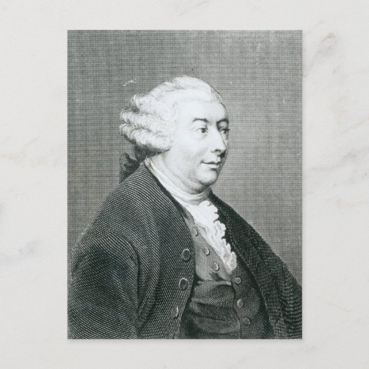 Porträt von David Hume Postkarte (Vorderseite)
