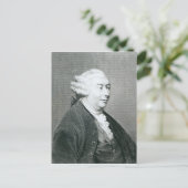 Porträt von David Hume Postkarte (Stehend Vorderseite)