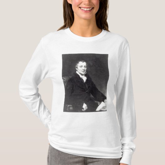 Porträt von David Ricardo T-Shirt (Vorderseite)