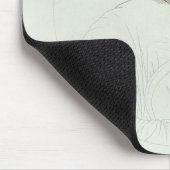 Porträt von David Rizio, eine Vorlage gemalt Mousepad (Ecke)